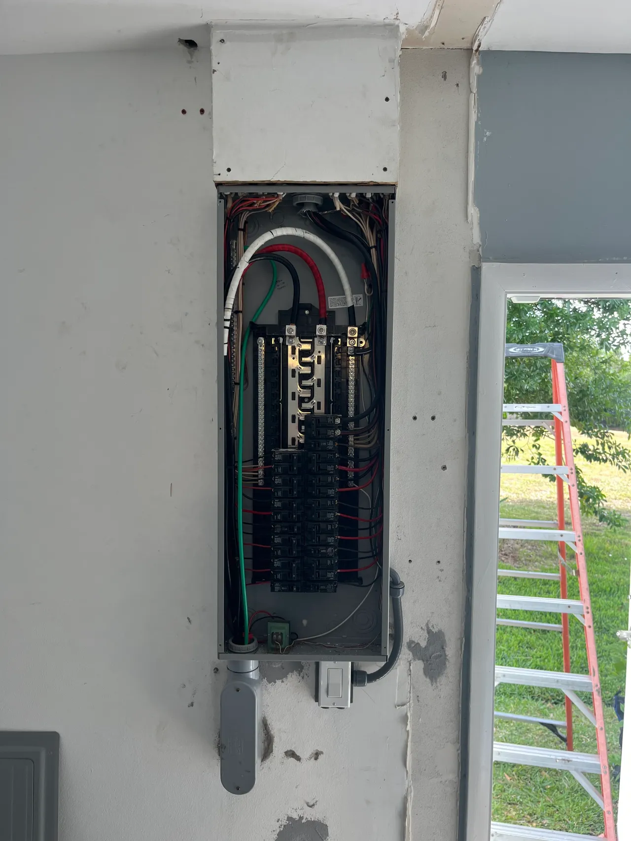 Electrical panel installation